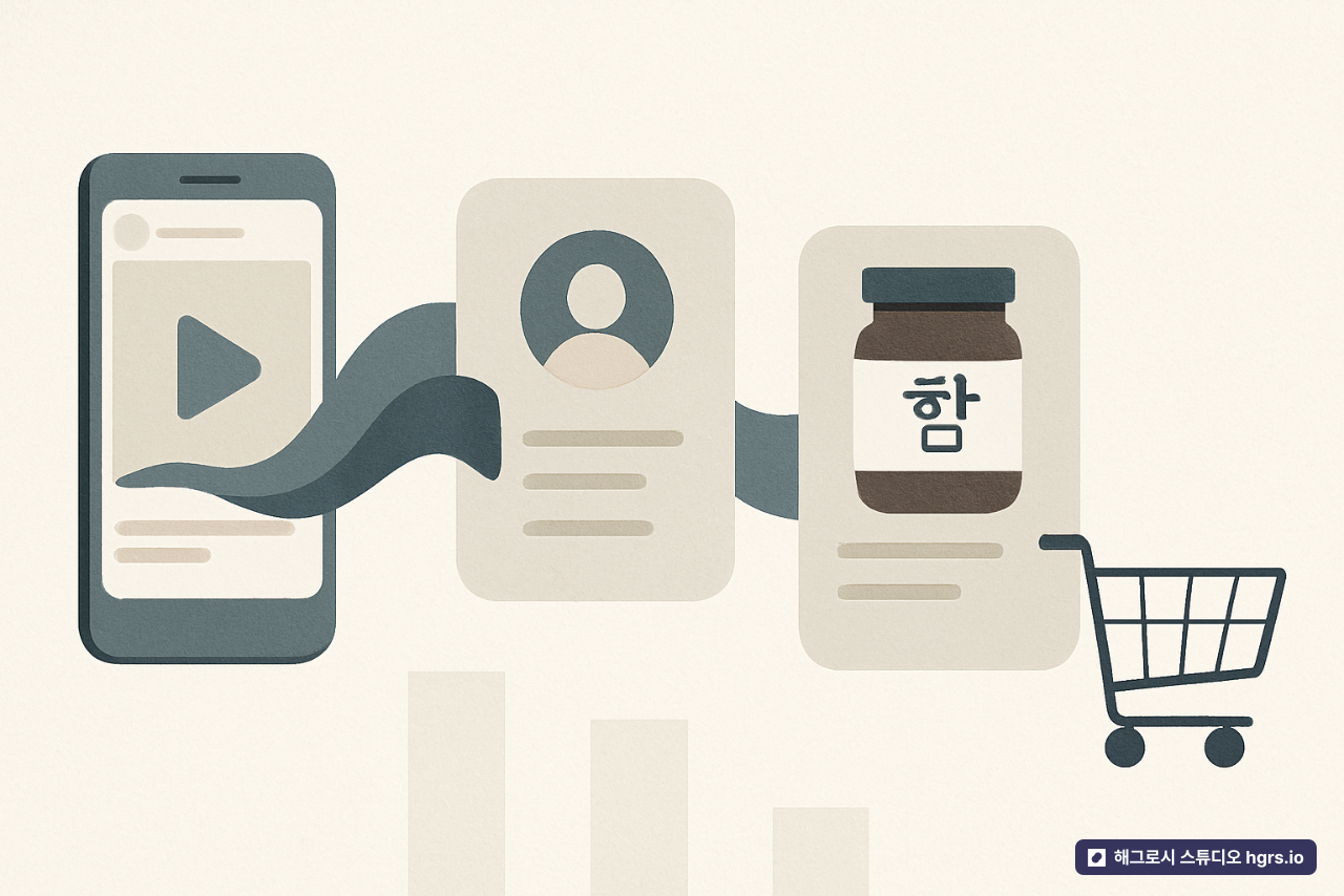 바이럴마케팅, 퍼졌는데 매출이 안 늘었다면 끊긴 구매 동선부터 찾으세요 | 해그로시 스튜디오